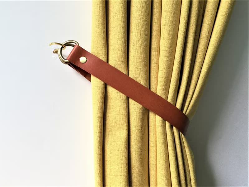 皮革窗簾綁帶//簡約主義//家居裝飾//窗簾//窗簾綁帶