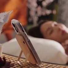 5000mAh 20W  Hoveo支架款磁吸行動電源支援MagSafe 粉色