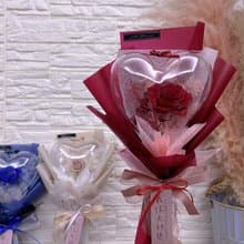 愛心花束 教師節花束/單支玫瑰/情人節花束/生日花束