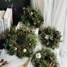 【聖誕花圈課程】暖心澎湃手作花圈|花材超多|絕對不難|覺得開心