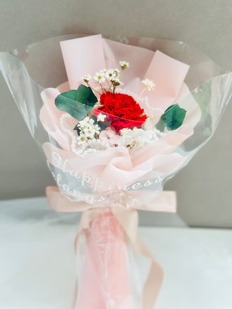 母親節康乃馨花束 紅色經典色