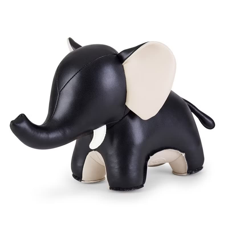 【書擋】大象 Elephant Abby II 皮革動物擺飾  | 入厝禮物