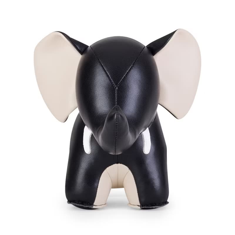 【書擋】大象 Elephant Abby II 皮革動物擺飾  | 入厝禮物