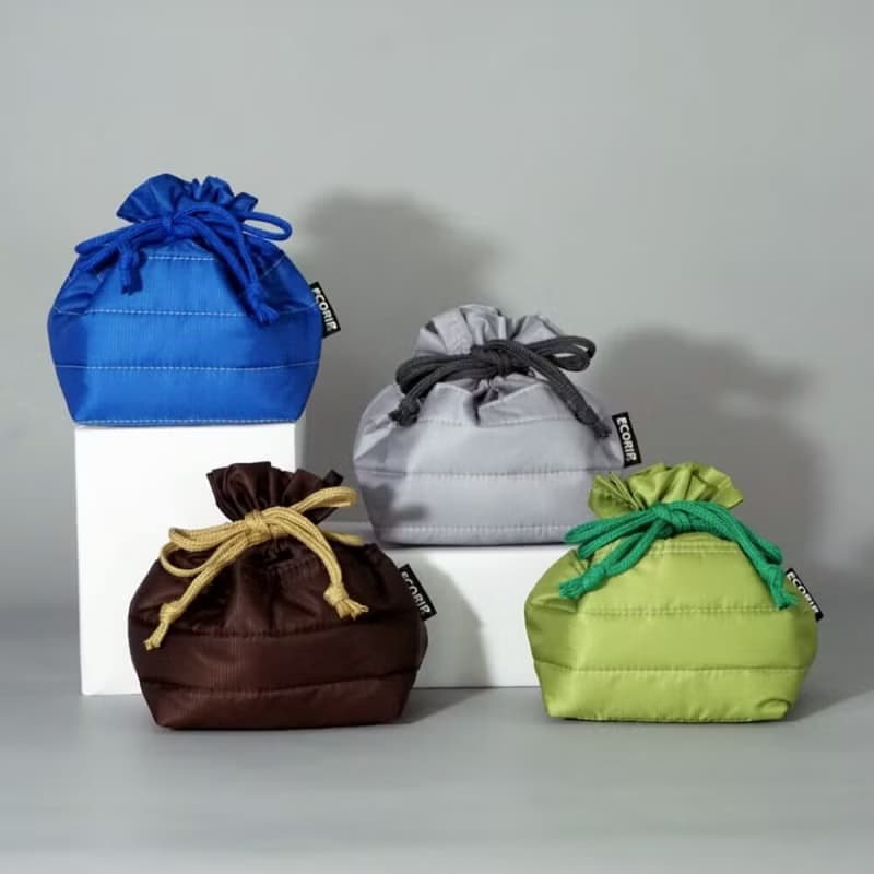 Ecorip DS Bag S 日本製 超輕量抽繩 保溫保冷 環保 束口袋 餐具