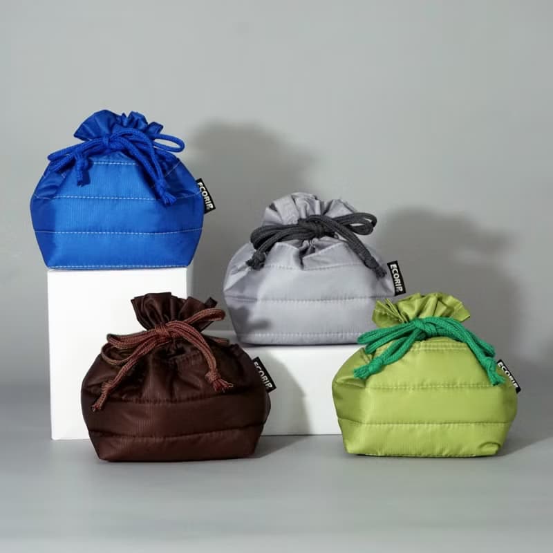 Ecorip DS Bag S 日本製 超輕量抽繩 保溫保冷 環保 束口袋 餐具