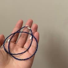 KUÂN KUÂN 細閃青金石項鍊