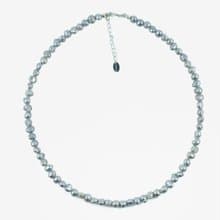 fresh water gray necklace