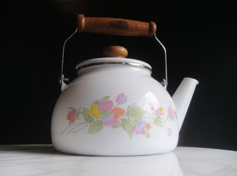 【老時光 OLD-TIME】早期二手珐琅水壺