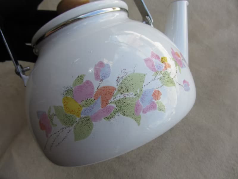 【老時光 OLD-TIME】早期二手珐琅水壺