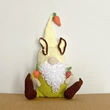 Cute bunny gnome Spring elf Funny kid's gift
