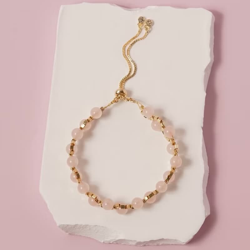 【法式優雅】繁花盛開 | 粉水晶 | 能量水晶/寶石/設計/手鍊/飾品