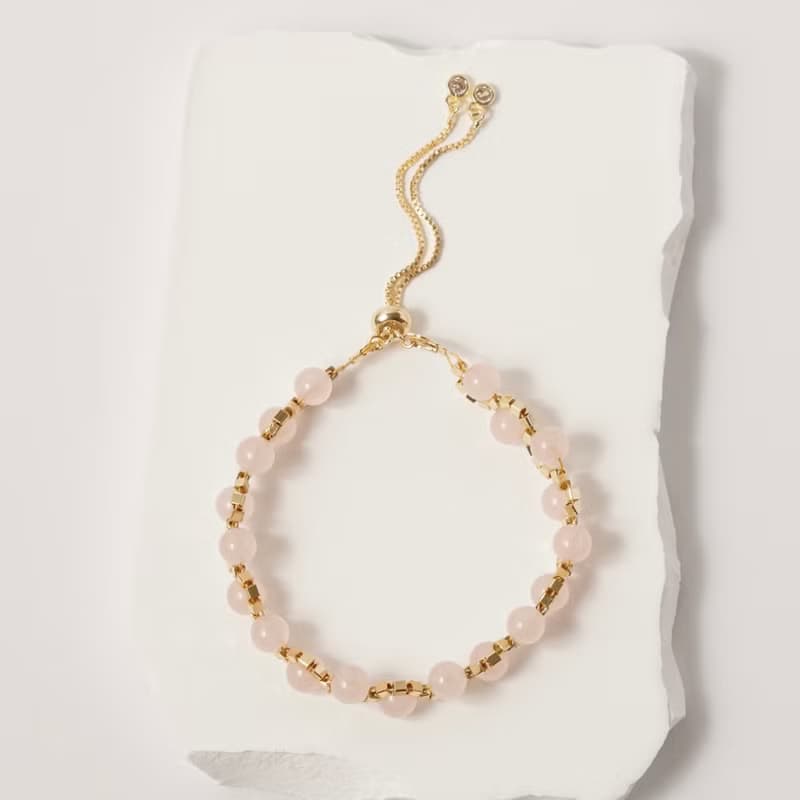 【法式優雅】繁花盛開 | 粉水晶 | 能量水晶/寶石/設計/手鍊/飾品