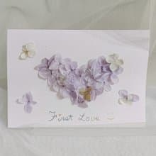 first love丁香紫情人節卡結婚捧花永生乾燥花畢業謝師禮物生日畢