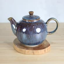 【送禮好物】240ml 紫戀 天目釉 圓滿茶壺 鶯歌名家葉敏祥作