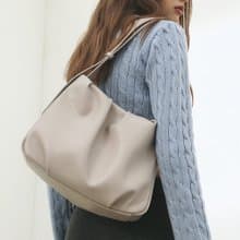 韓國製 MUR Bonnet Bag Vegan Leather 包包 (Light Grey)
