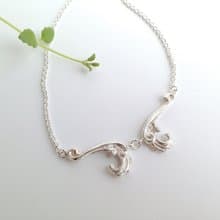 生日 週年 愛情 禮物 手工訂作 純銀巴洛克浪漫項鍊 IONA SILVER