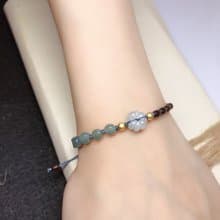 冰種翡翠編織手鍊| 天然緬甸玉A貨翡翠 | 送禮