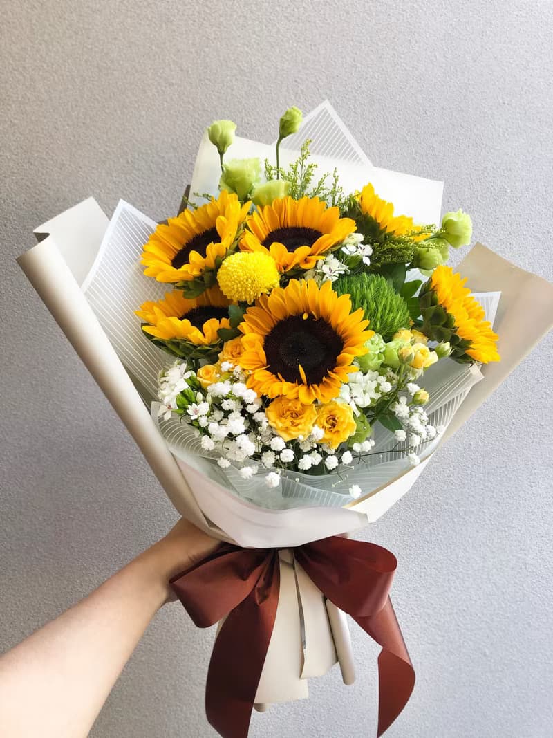 晨曦 向日葵鮮花花束 | 畢業 生日首選 | 台北可自取