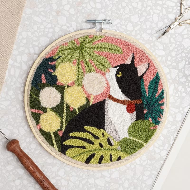 【小徑貓咪】戳繡材料包 俄羅斯刺繡 (不含戳針) | XiuCrafts