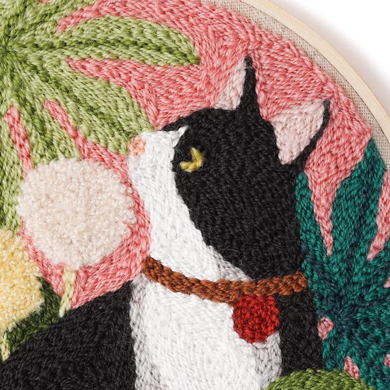 【小徑貓咪】戳繡材料包 俄羅斯刺繡 (不含戳針) | XiuCrafts