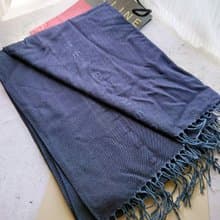 中古孤品 CELINE 流蘇大尺寸 羊毛 毛毯蓋毯頸巾圍巾領巾圍脖披肩