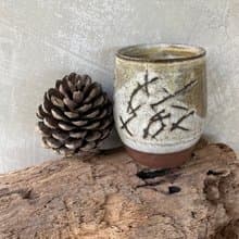 300 ML Tea Cup Chocolate Brown Clay / Wheel thrown Ceramic Tea Cup