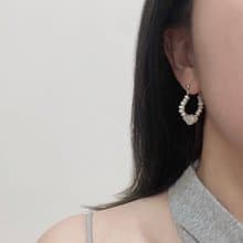 Lily Valley 月影燦光 | 手工串珠耳環