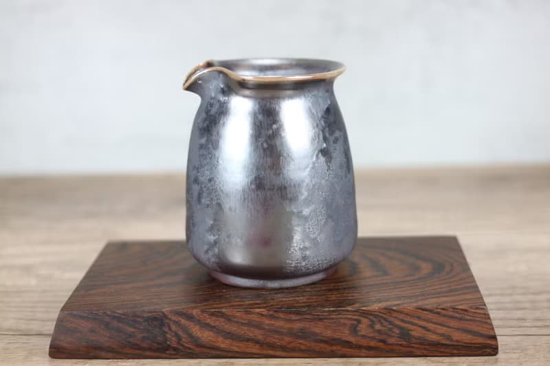 【母親節禮物】天然落灰 柴燒茶海 公道杯 名家葉敏祥手作 300ml