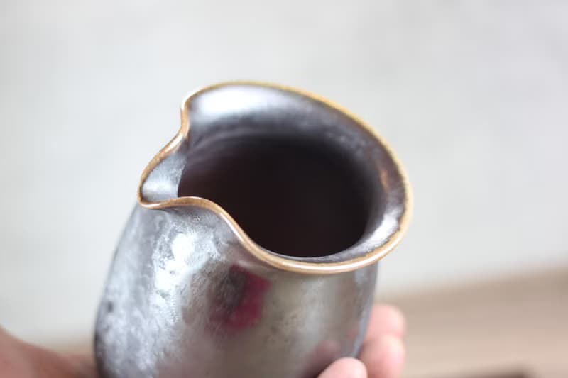 【母親節禮物】天然落灰 柴燒茶海 公道杯 名家葉敏祥手作 300ml