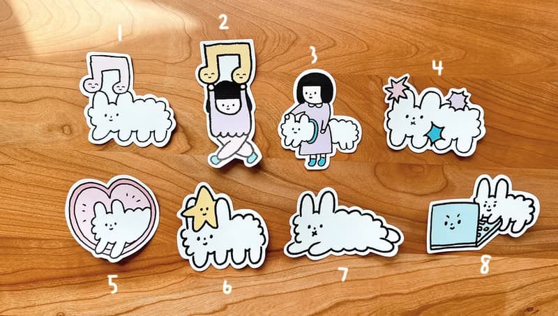 大貼紙 / 任選三張 / 50款可選