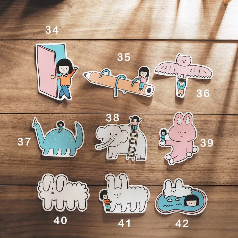 大貼紙 / 任選三張 / 50款可選