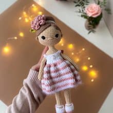 Crochet doll , Amigurumi doll, handmade dolls, Sofi doll