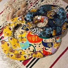 嬰幼兒圍兜兜.六層厚紗.大蛋兜.口水巾.新春派對禮盒組三入組