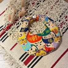 嬰幼兒圍兜兜.六層厚紗.大蛋兜.口水巾.新春派對禮盒組三入組