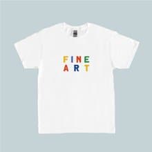 【棉T恤】Fine Art字樣 /2款 - 家庭/情侶/個人