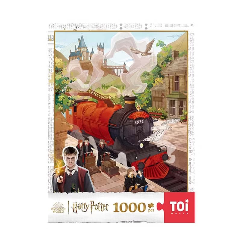 TOi圖益 哈利波特-霍格華茲特快列車1000片拼圖電影成人玩具桌遊