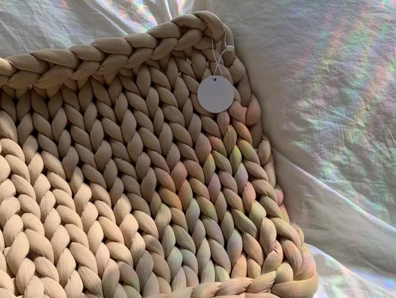 【DIY KIT】巨型胖胖粗毛線線材1kg 編織軟軟椅墊 核桃包 l全程影
