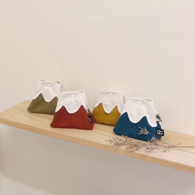 富士山零錢包 / 四色
