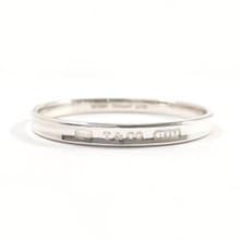 【日本直送 中古美品】ティファニー TIFFANY&Co. バングル ブレスレット 1837 ナロー シルバー925 アクセサリー