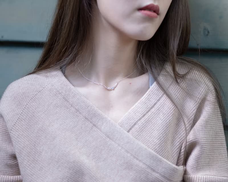 藍托帕石925純銀天使翅膀項鍊