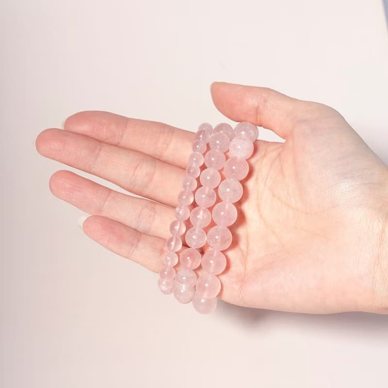 馬粉晶天然 水晶手鍊 | 愛情 人緣 招桃花手鍊