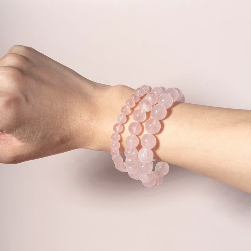 馬粉晶天然 水晶手鍊 | 愛情 人緣 招桃花手鍊