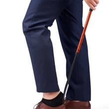 【穿鞋不必彎腰 可調長度的鞋拔】長度調整伸縮鞋拔 - 橡木