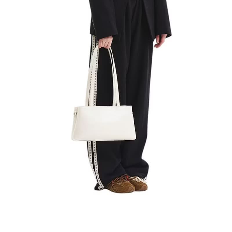 韓國製 MUR ROBE手袋/單肩包/手提袋 (Ivory)