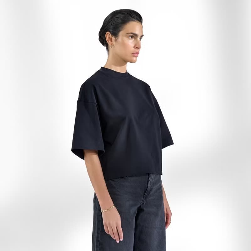 Bread & Boxers Heavy T shirt 率性寬版純棉T恤 - 黑