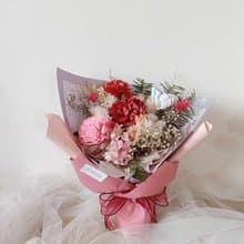 守護妳玫瑰永生乾燥花束 情人節結婚求婚告白捧花生日畢業禮物