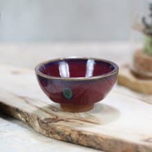 【送禮好物】60ml 玫瑰紫 鈞釉 圓滿茶杯 鶯歌名家葉敏祥作品