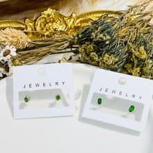 天然濃色橄欖石鑽石切割閃鑽單針防小人招貴人財富磁場