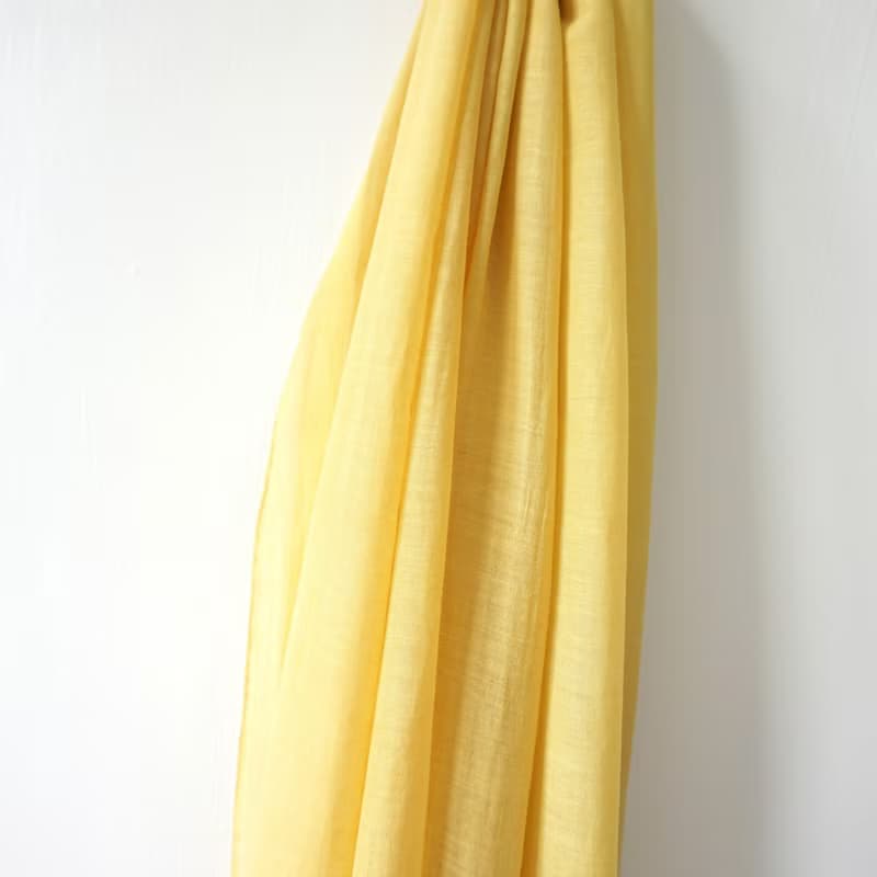 S.A x Vincent Yellow植物染梵谷黃素色圍巾/絲巾