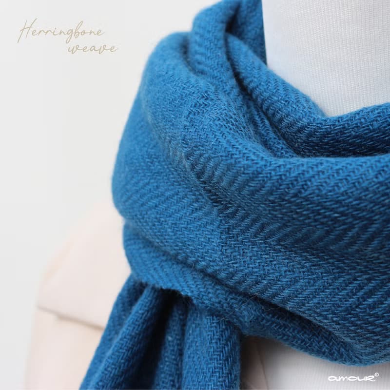 【愛奇蹟 Amour Miracle】喀什米爾 人字形圍巾 Cashmere scarf